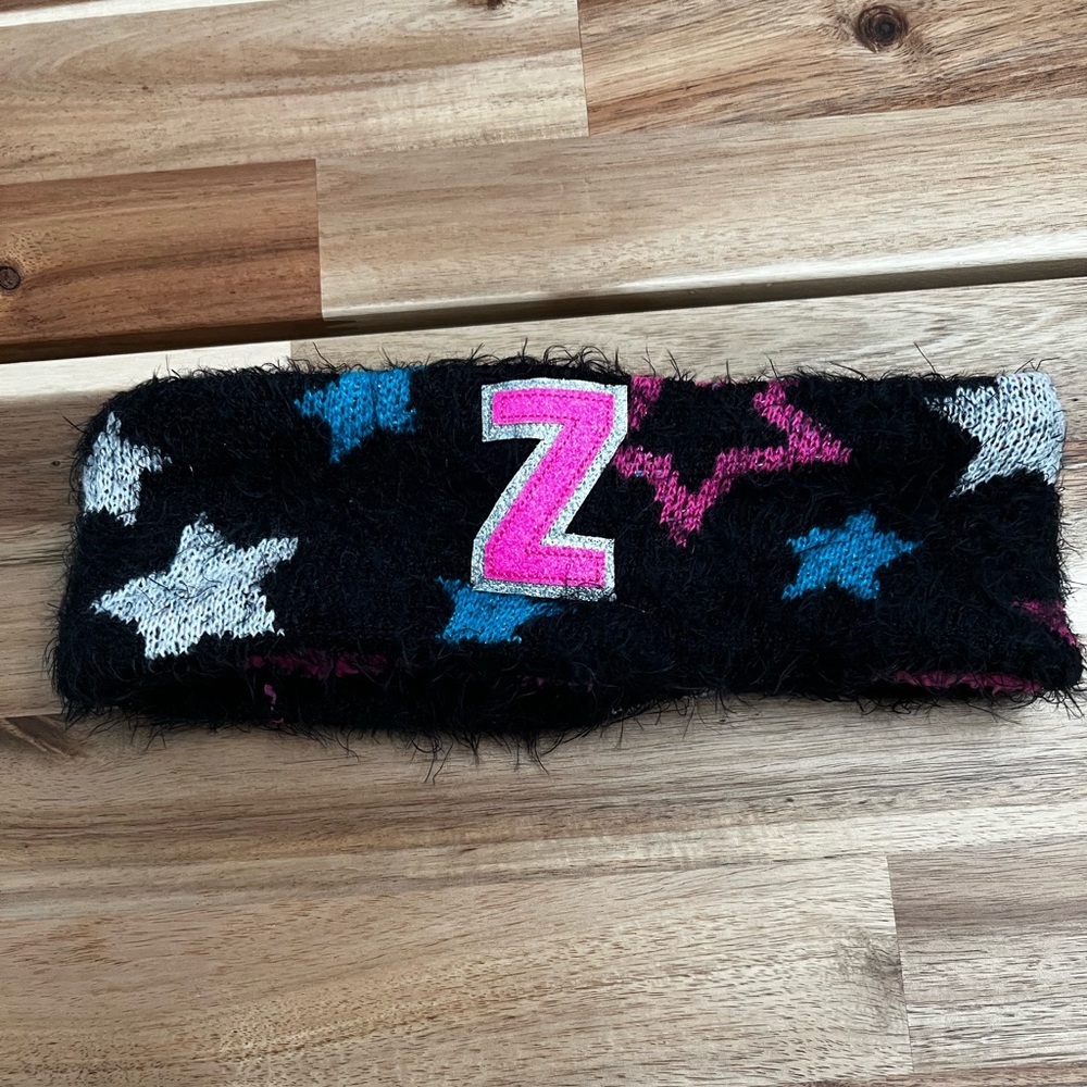 Justice‎ “Z” headband/head warmer